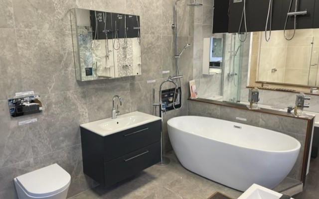 Discover exquisite bathware with a stunning freestanding bath, perfect for your luxury bathroom design.